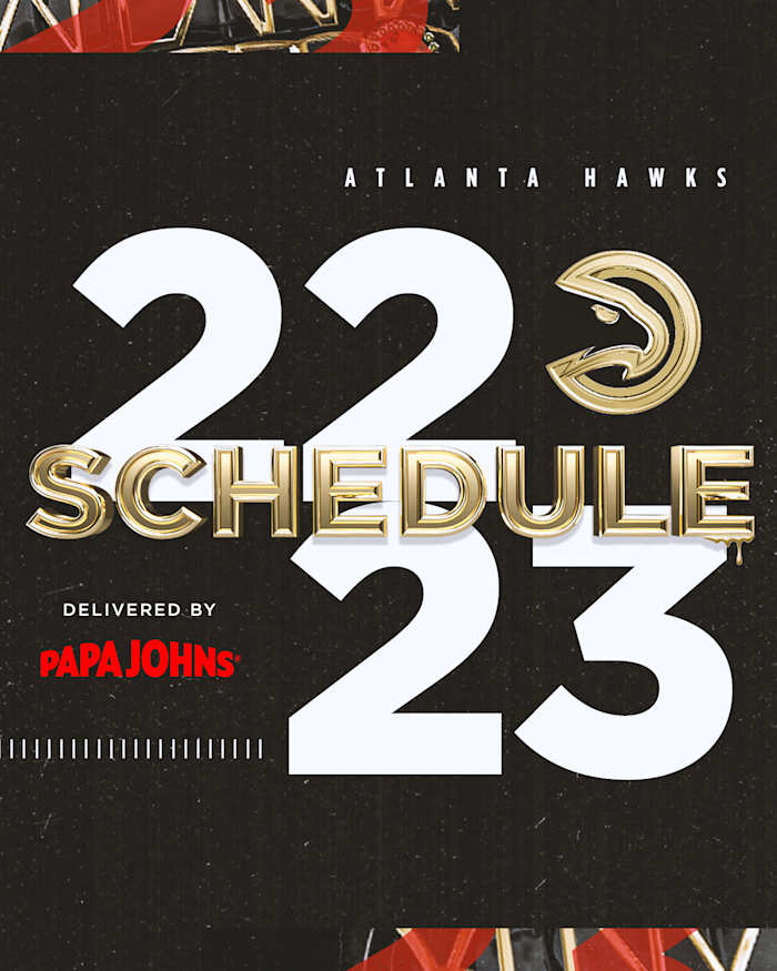 As part of the 2022-23 schedule announcement, the Atlanta Hawks collaborated with Grillz by Scotty, a local Atlanta business that creates custom grillz for its celebrity clients from music and Hollywood, to launch its 2022-23 schedule delivered by Papa Johns.